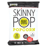 Skinnypop Popcorn Skinny Pop - Sea Salt And Black Pepper - Case Of 12 - 4.4 Oz.