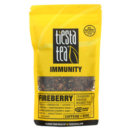 Tiesta Tea Immunity Rooibos Tea - Fire Berry - Case Of 6 - 1.7 Oz.