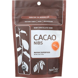 Navitas Naturals Cacao Nibs - Organic - Raw - 4 Oz - Case Of 12