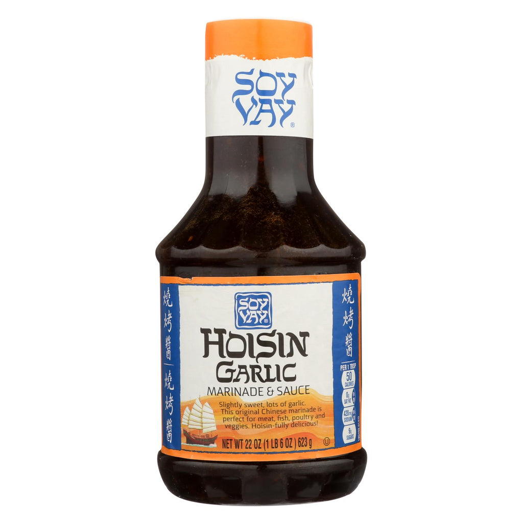 Soy Vay Hoisin Garlic Marinade And Sauce - Case Of 6 - 22 Fl Oz.