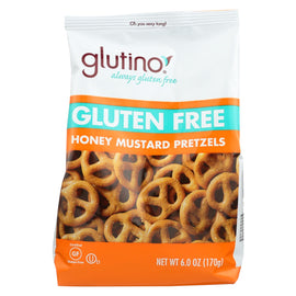 Glutino Pretzels - Honey - Case Of 6 - 6 Oz.