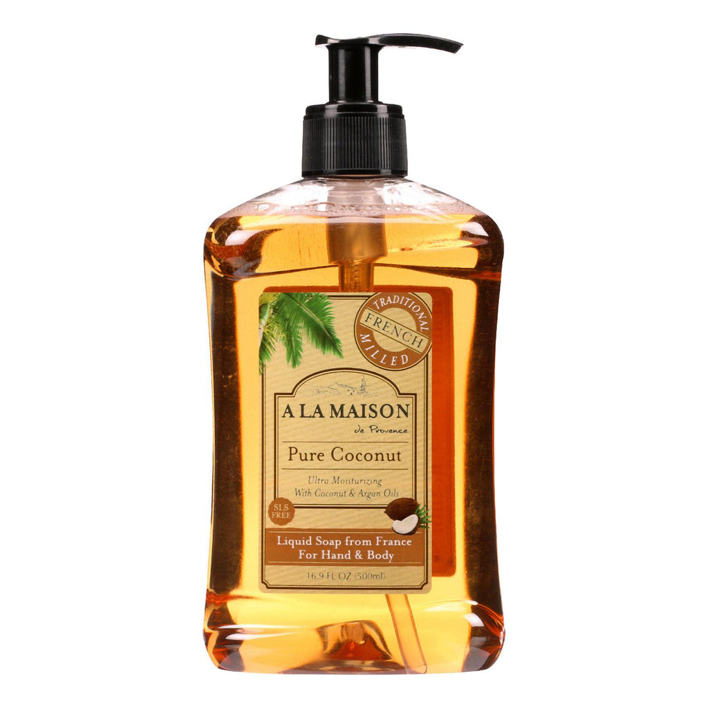 A La Maison French Liquid Soap - Coconut - 16.9 Oz