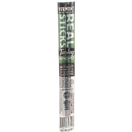 Vermont Smoke And Cure Realsticks - Turkey Ancho - 1 Oz - Case Of 24