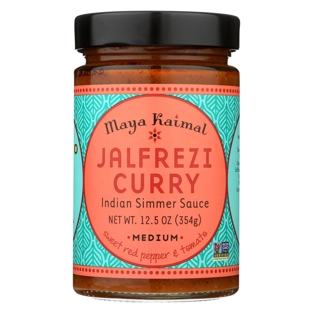 Maya Kaimal Indian Simmer Sauce - Jalfrezi Curry - Case Of 6 - 12.5 Oz.