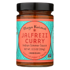 Maya Kaimal Indian Simmer Sauce - Jalfrezi Curry - Case Of 6 - 12.5 Oz.