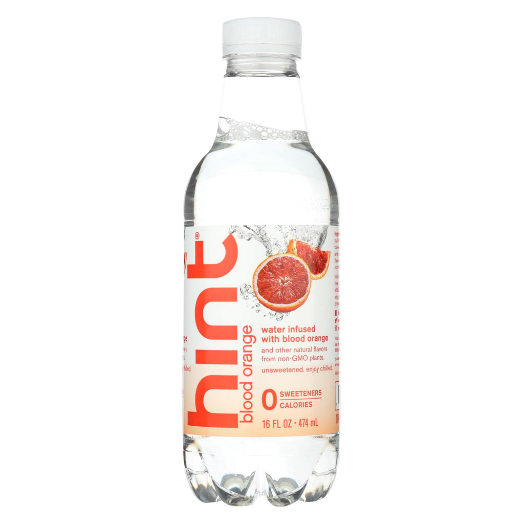 Hint Water - Blood Orange - Case Of 12 - 16 Fl Oz