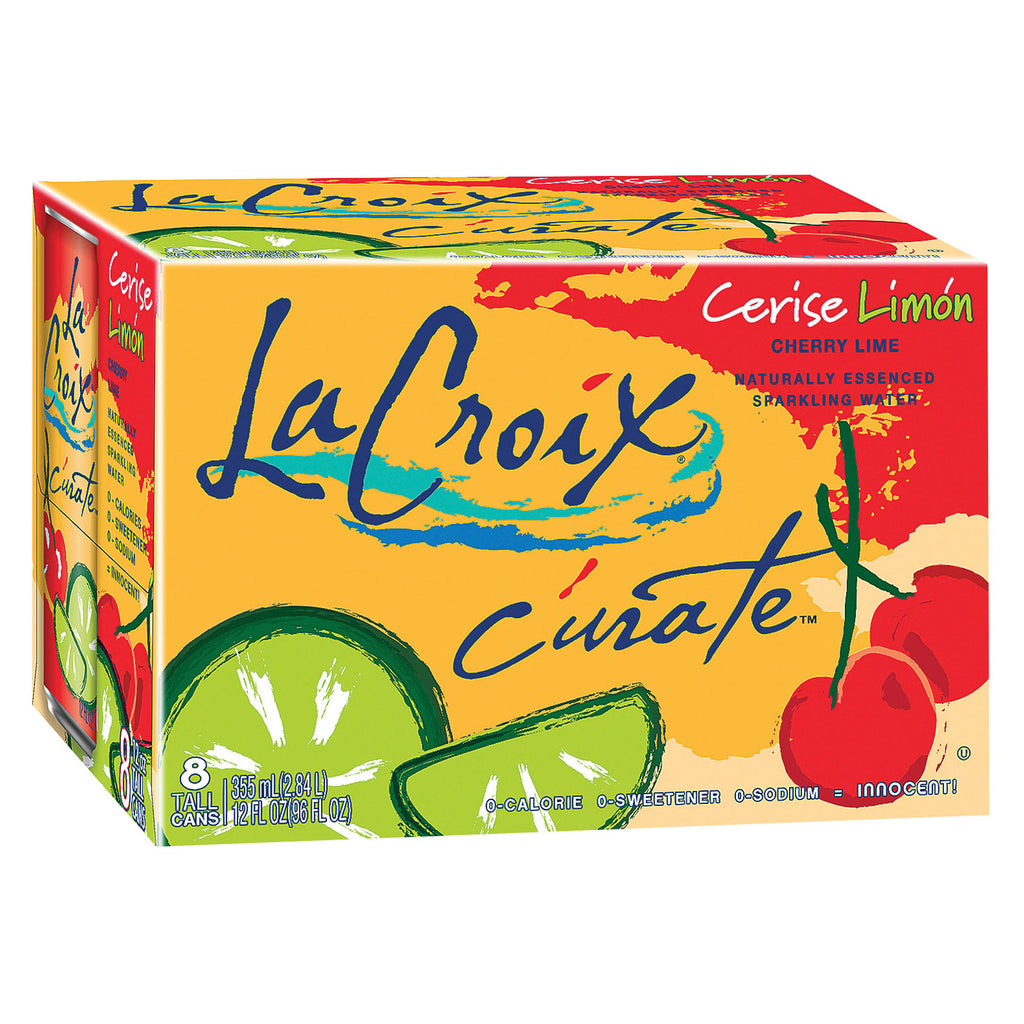 Lacroix Sparkling Water - Lime - Case Of 3 - 12 Fl Oz.