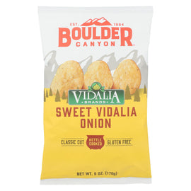 Boulder Canyon - Kettle Chips - Vidalia Onion - Case Of 12 - 6 Oz.