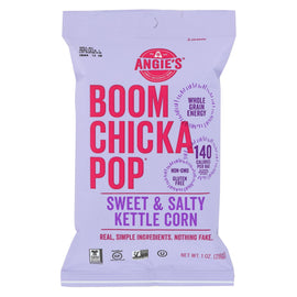Angie's Kettle Corn Boom Chicka Pop Sweet And Salty Popcorn - Case Of 24 - 1 Oz.