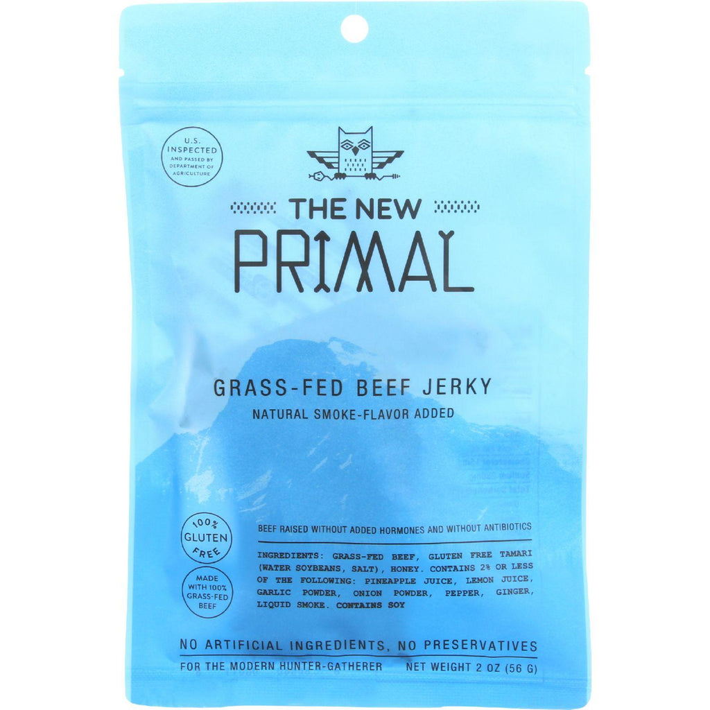 The New Primal Beef Jerky - Original - Gluten Free - 2 Oz - Case Of 8