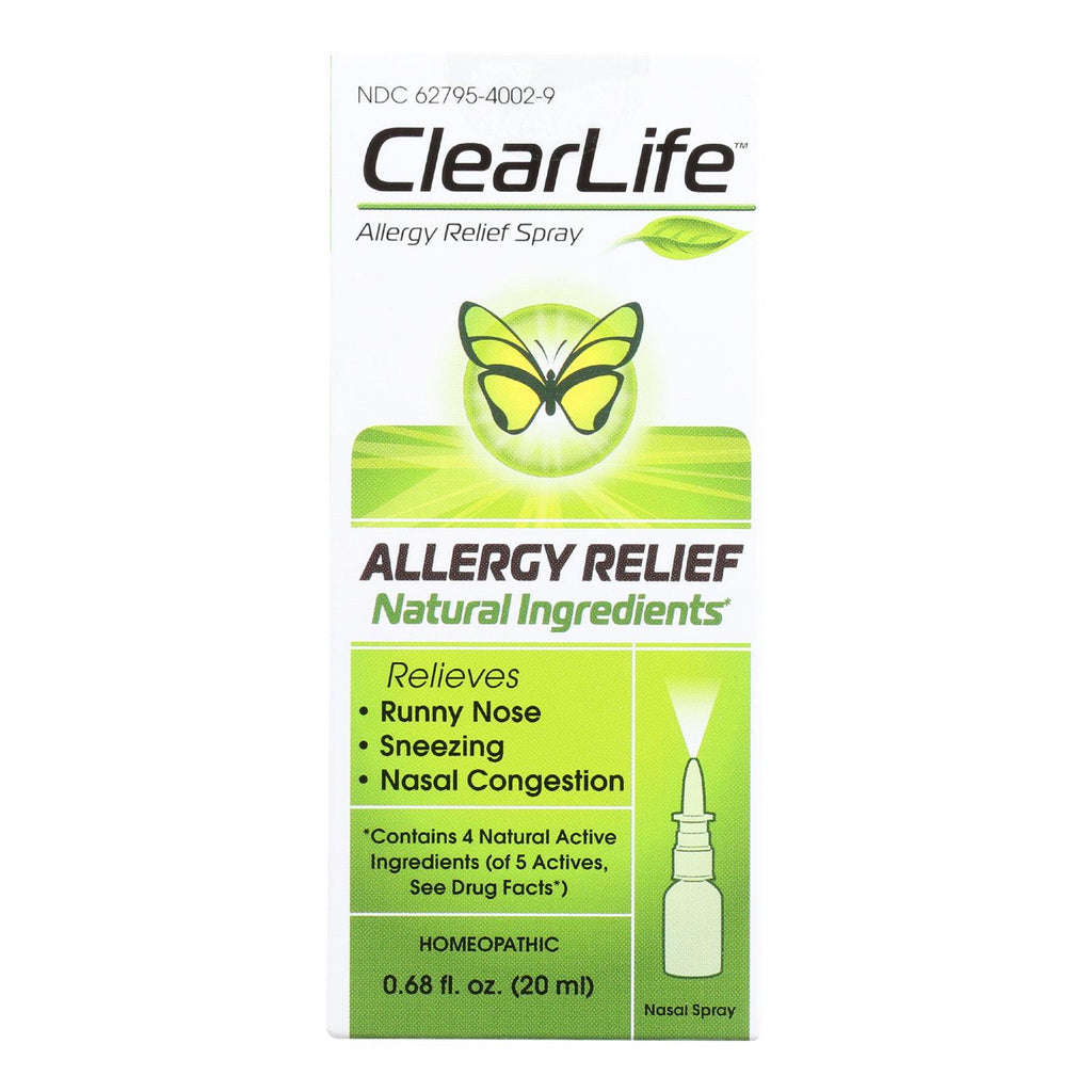 Clearlife Nasal Spray - Allergy Relief - 20 Ml
