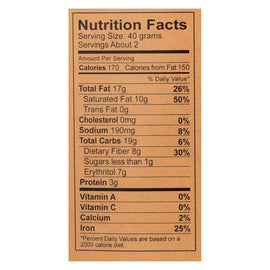 Lily's Sweets Chocolate Bar - Dark Chocolate - 70 Percent Cocoa - Sea Salt - 2.8 Oz Bars - Case Of 12