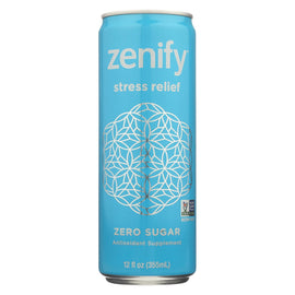 Zenify Stress Relief - Zero Sugar - Case Of 12 - 12 Fl Oz.