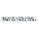 Gimme Seaweed Snacks Organic Roasted Seaweed Snack - Sea Salt - Case Of 8 - 6-.17 Oz