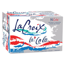 Lacroix Sparkling Water - Nicola - Case Of 3 - 8-12 Fl Oz
