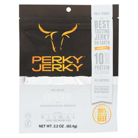 Perky Jerky Jerky - Beef - More Than Just Original - 2.2 Oz - Case Of 8