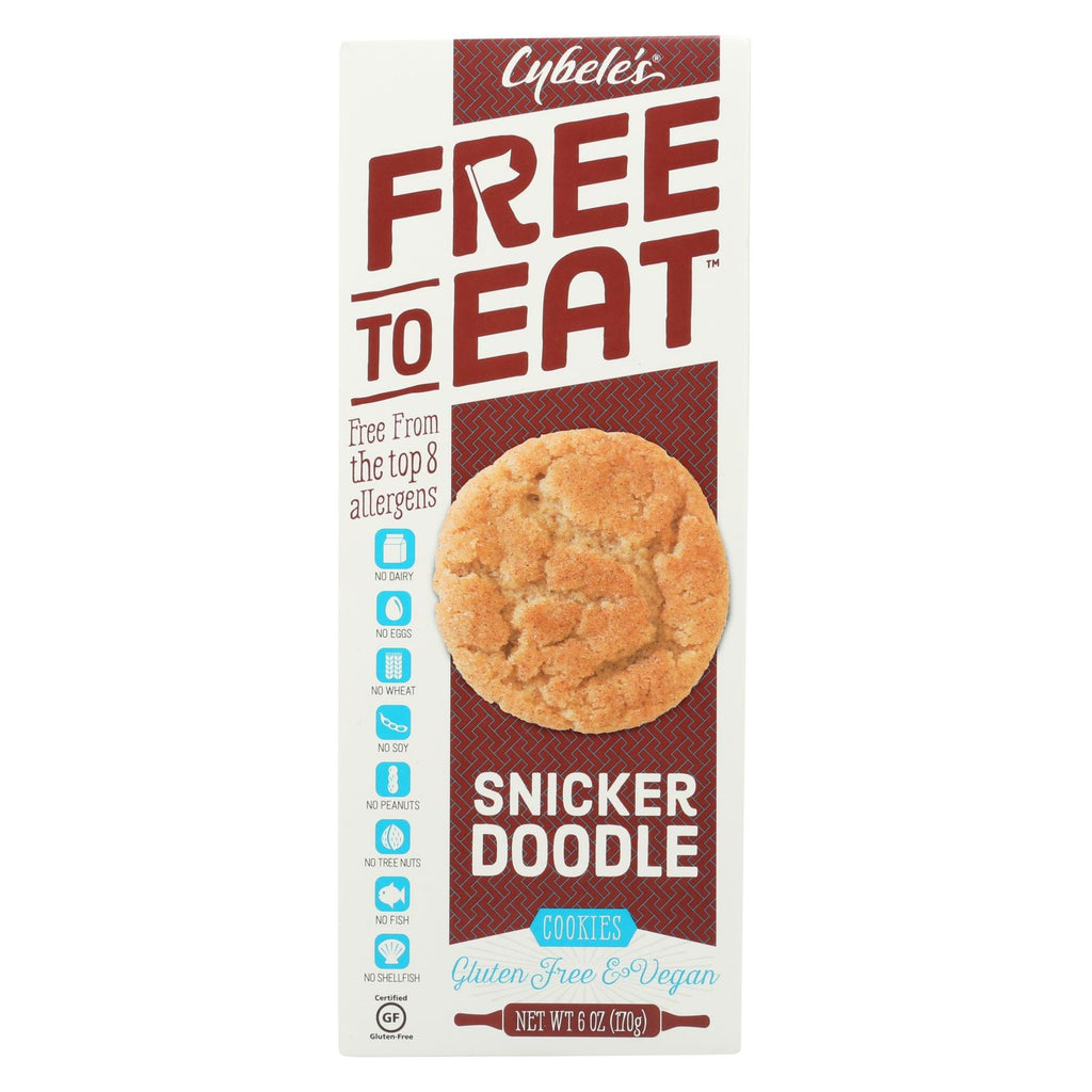 Cybel's Free To Eat Snickerdoodle Cookies - Case Of 6 - 6 Oz.