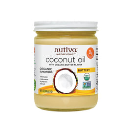 Nutiva Organic Coconut Oil - Buttery - Case Of 6 - 14 Oz.