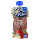 Happy Baby Happy Baby Clearly Crafted - Apple, Blueberries And Oats - Case Of 16 - 4 Oz.