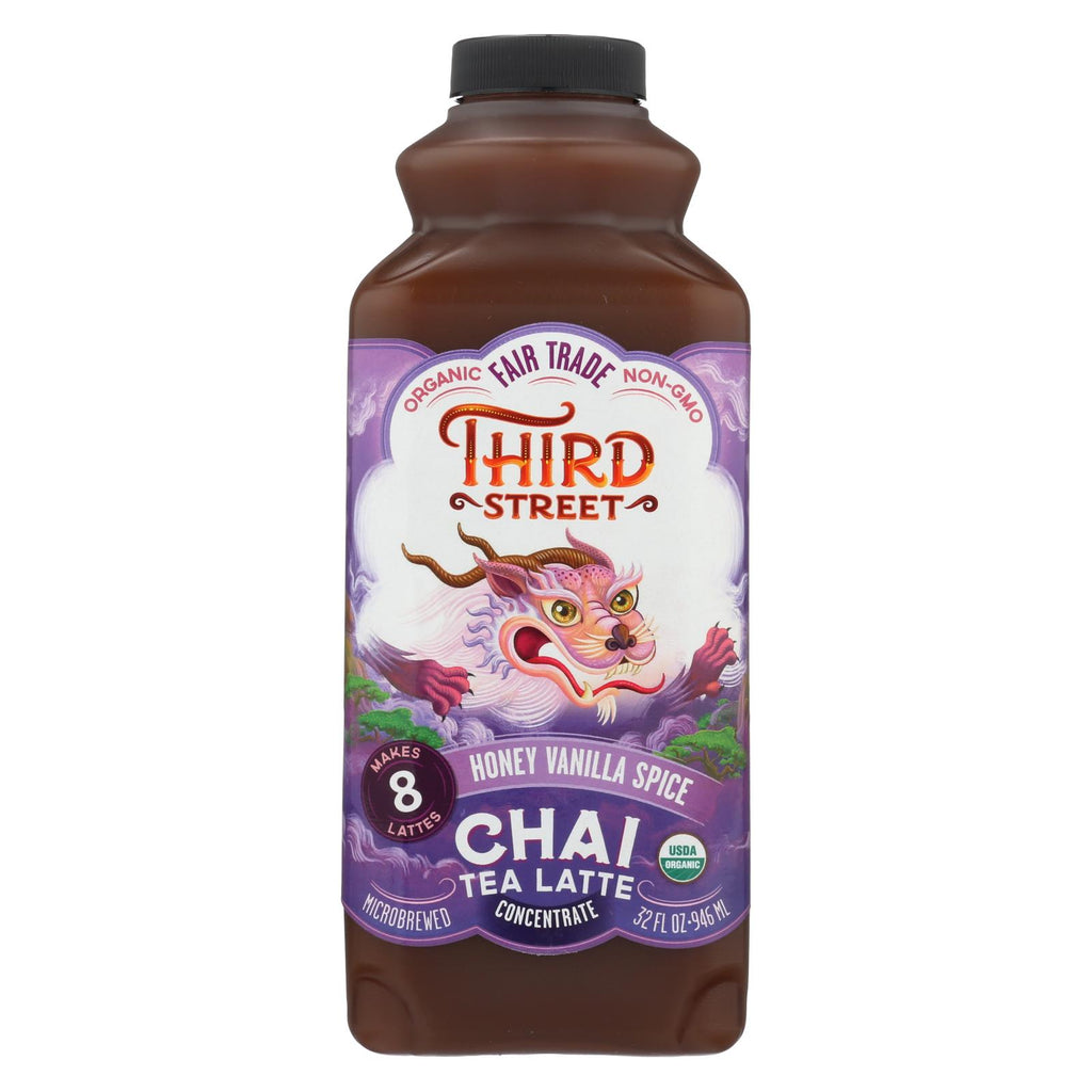 Third St Chai - Honey Vanilla Spice - Case Of 6 - 32 Fl Oz.