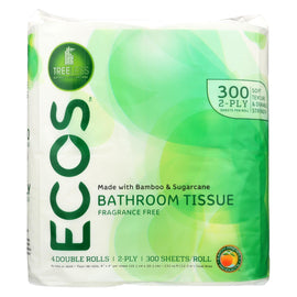 Earth Friendly Treeless Toilet Paper - Case Of 10 - 4 Count