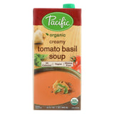 Pacific Natural Foods Tomato Basil Soup - Creamy - Case Of 12 - 32 Fl Oz.