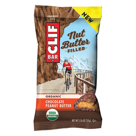 Clif Bar Organic Nut Butter Filled Energy Bar - Chocolate Peanut Butter - Case Of 12 - 1.76 Oz.