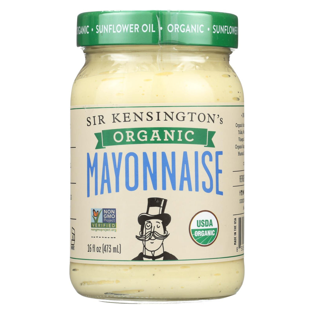 Sir Kensington's Organic Classic Mayonnaise - Case Of 6 - 16 Fl Oz.