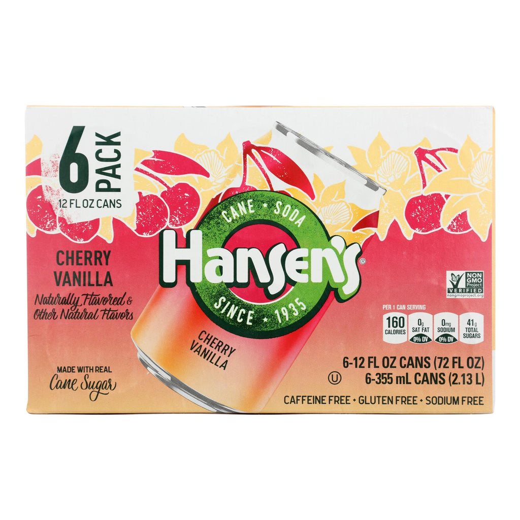 Hansen's Beverages Soda - Sugar Free - Case Of 4 - 12 Fl Oz.