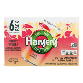 Hansen's Beverages Soda - Sugar Free - Case Of 4 - 12 Fl Oz.