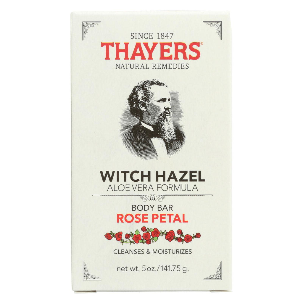 Thayers Body Bar - Witch Hazel And Rose Petal - 5 Oz