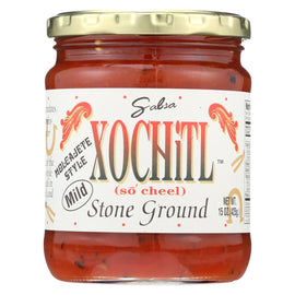 Xochitl Salsa - Stone Ground - Mild - Case Of 6 - 15 Oz