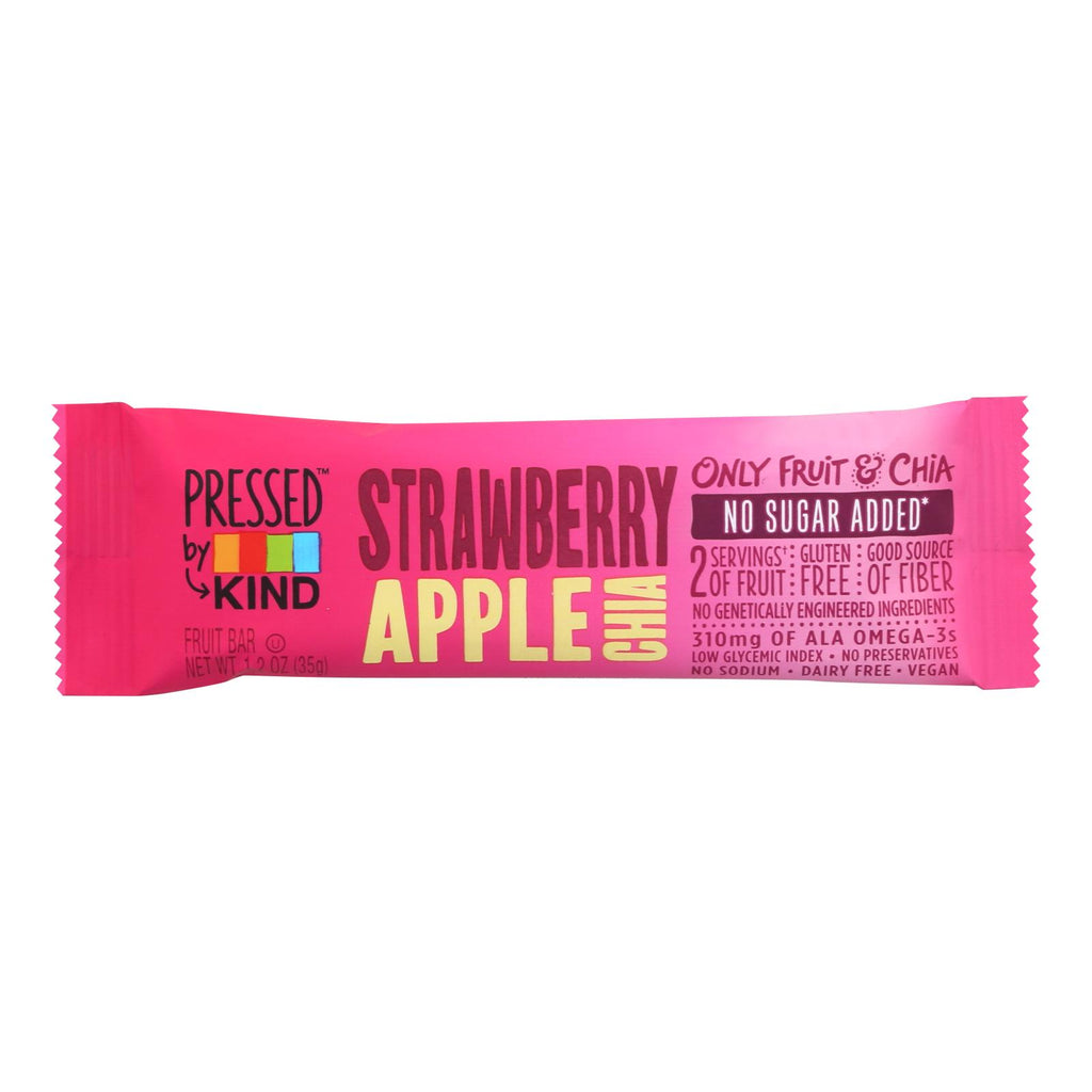Kind Fruit Bar - Strawberry Apple Chia - Case Of 12 - 1.2 Oz