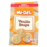 Midel Cookies - Vanilla Snaps - Case Of 8 - 10 Oz