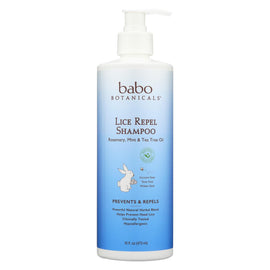 Babo Botanicals - Shampoo - Rosemary, Mint And Tea Tree Oil - Case Of 1 - 16 Fl Oz.