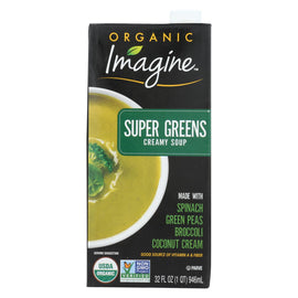 Imagine Foods Soup - Organic - Super Greens - Soup - Case Of 12 - 32 Fl Oz