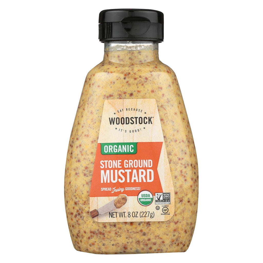 Woodstock Organic Mustard - Stoneground - 8 Oz.