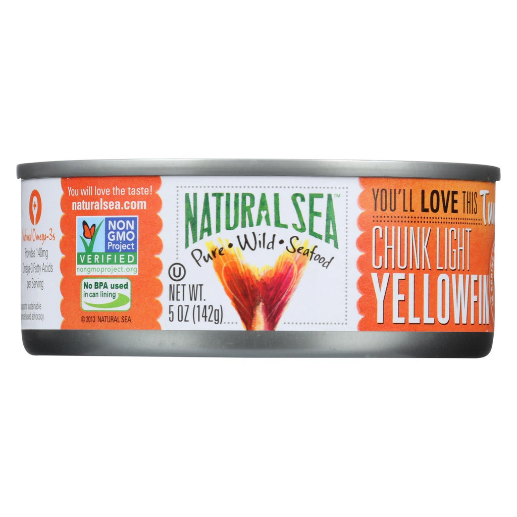 Natural Sea Wild Yellowfin Tuna - Unsalted - 5 Oz.