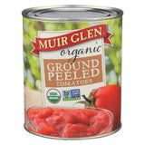Muir Glen Ground Peeled Tomato - Tomato - Case Of 12 - 28 Oz.