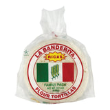 La Banderita Flour Tortillas - Rica's - Case Of 12 - 22.5 Oz.