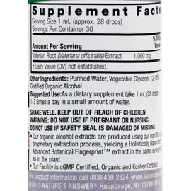 Nature's Answer Valerian Root - 1 Fl Oz