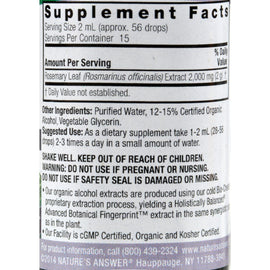 Nature's Answer Rosemary Leaf - 1 Fl Oz