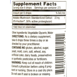 Mushroom Wisdom Maitake D-fraction Pro 4x - 60 Ml