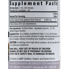 Nature's Answer Licorice Root - 2 Fl Oz