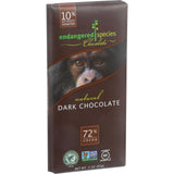 Endangered Species Natural Chocolate Bars - Dark Chocolate - 72 Percent Cocoa - 3 Oz Bars - Case Of 12