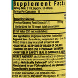 Nature's Answer American Ginseng Root Alcohol Free - 1 Fl Oz