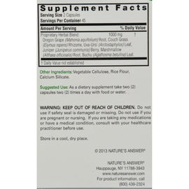 Nature's Answer Bladdex - 90 Vegetarian Capsules