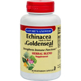 Nature's Answer Echinacea And Goldenseal Root - 60 Vegetarian Capsules