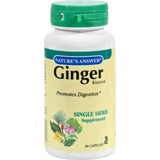 Nature's Answer Ginger Rhizome - 90 Vegetarian Capsules