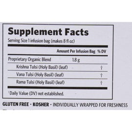 Organic India Tulsi Tea Original - 18 Tea Bags - Case Of 6